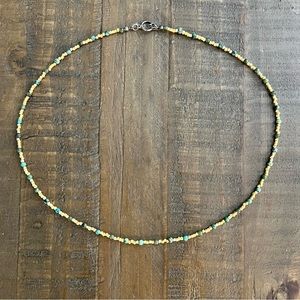 Turquoise belly chain or crystal necklace